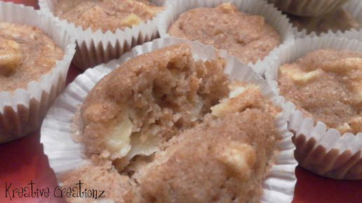 Apple Cinnamon Muffins - The Kreative Life