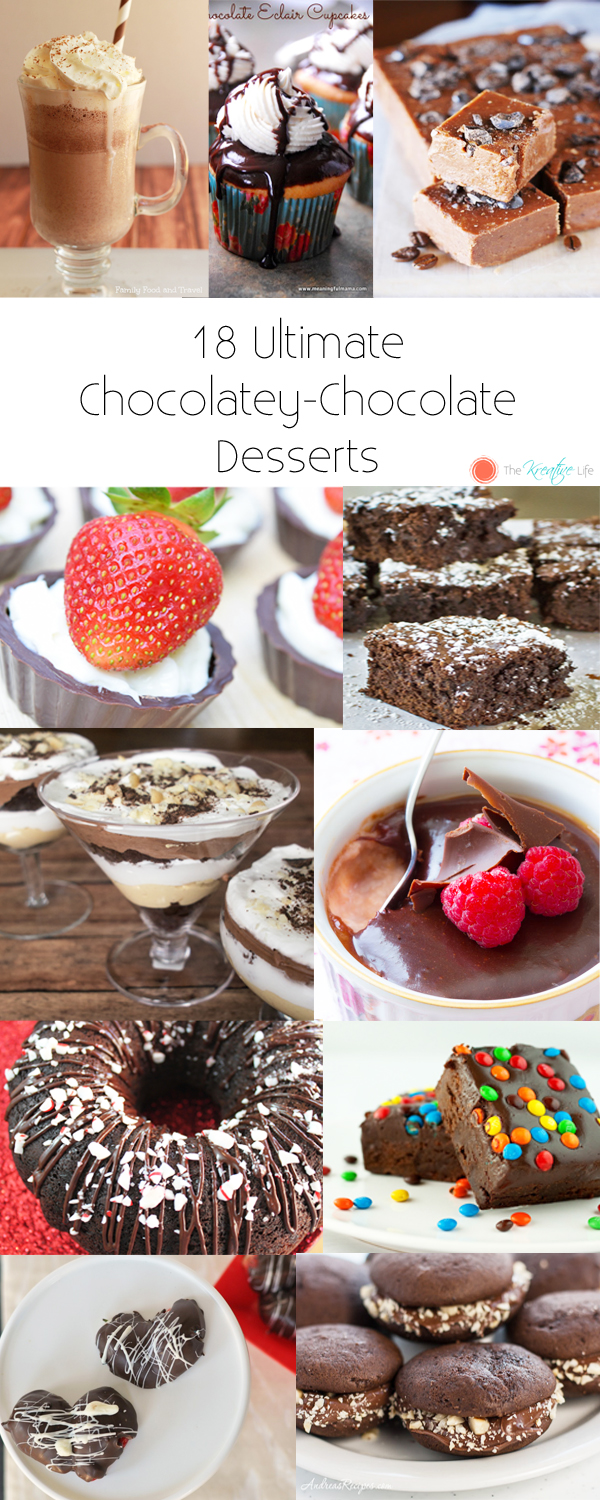 18 Ultimate Chocolatey-Chocolate Desserts