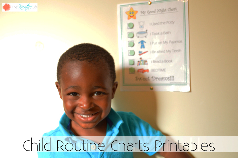 Child Routine Charts Printables