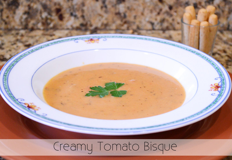 Creamy Tomato Bisque - The Kreative Life