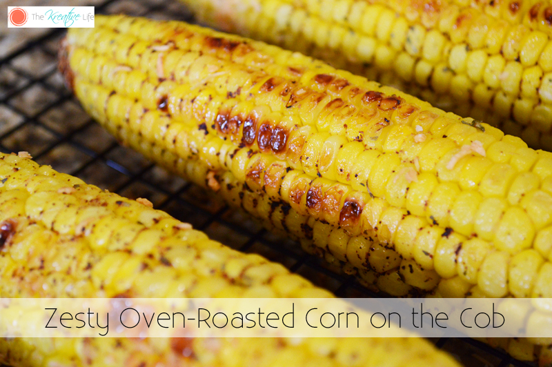 Zesty Oven-Roasted Corn on the Cob - The Kreative Life