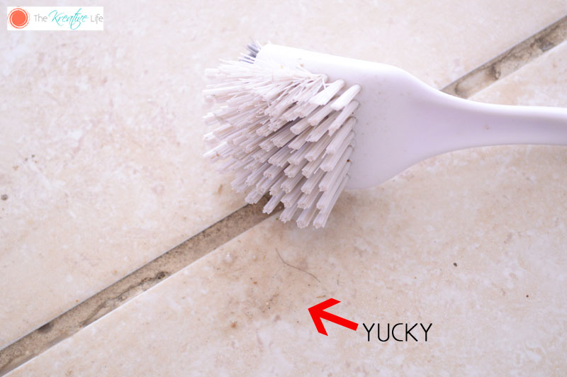  DIY Tile Grout Cleaner - The Kreative Life