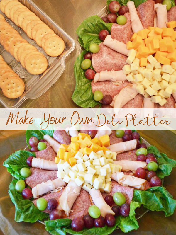 Learning how to make a deli platter is easier than you think. Your guest will love your homemade deli platter and will want to use these 4 easy steps for their very own diy deli tray. - The Kreative Life