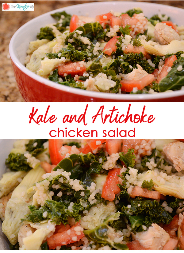 Kale and Artichoke Chicken Salad - The Kreative Life