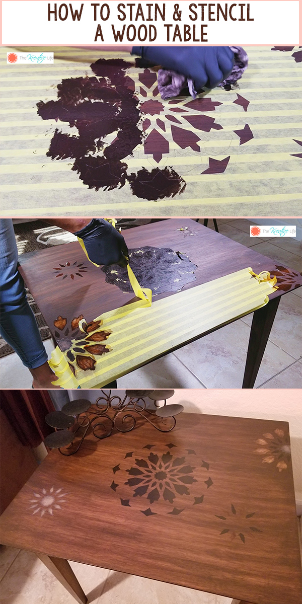 Staining Wood Tables - The Kreative Life