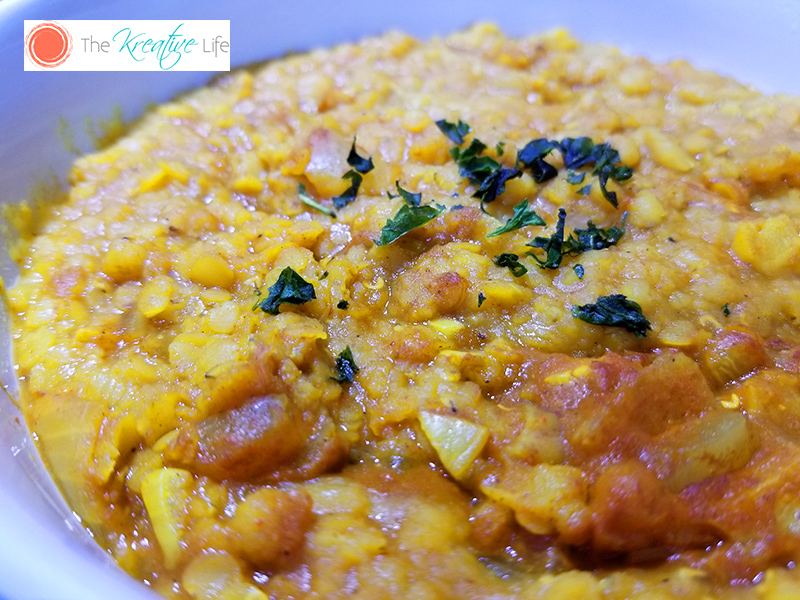 Red Lentil Curry - The Kreative Life